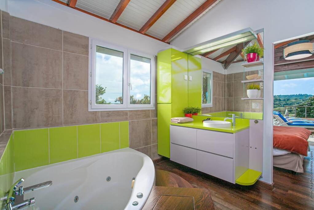 Luxueuse Villa Katleya, Vue Mer Le Vauclin Dış mekan fotoğraf